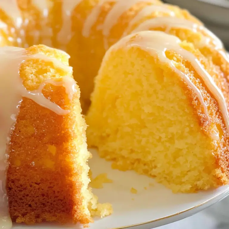 3-Ingredient Weight Watchers Lemon Cake
