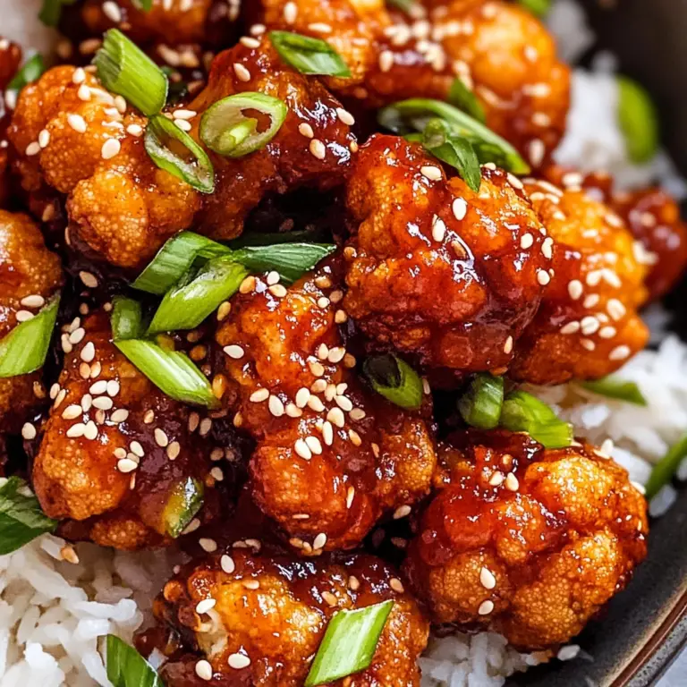 Air-Fried Korean Chili Cauliflower (Gochujang)