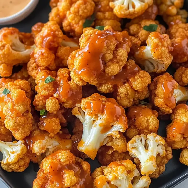 Air Fryer Buffalo Cauliflower Recipe