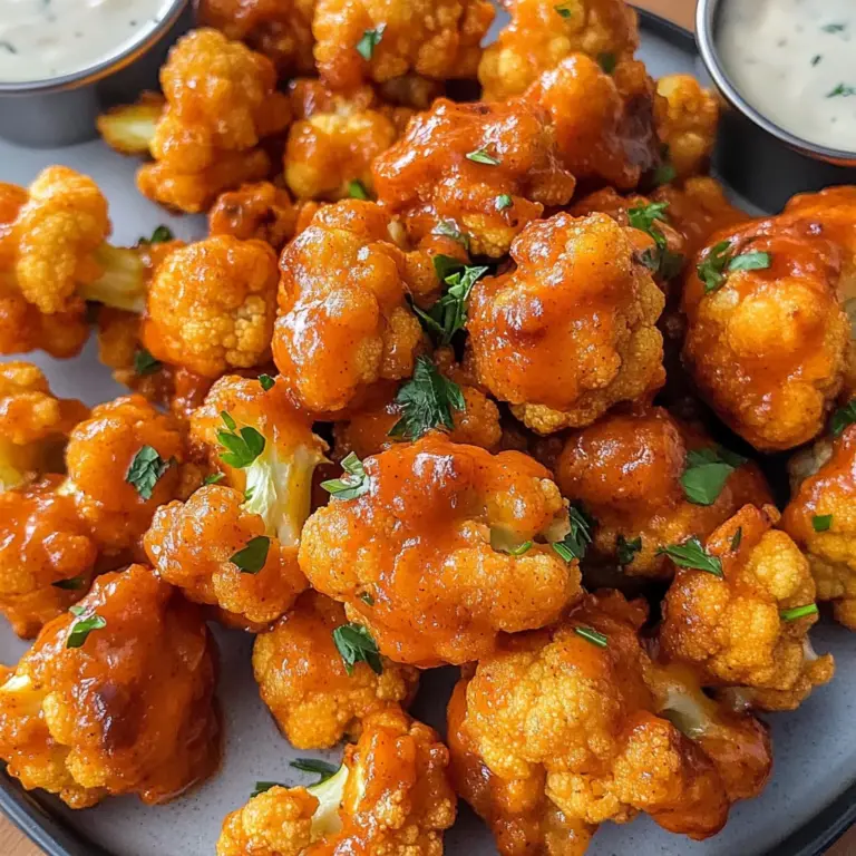 Air Fryer Buffalo Cauliflower Recipe