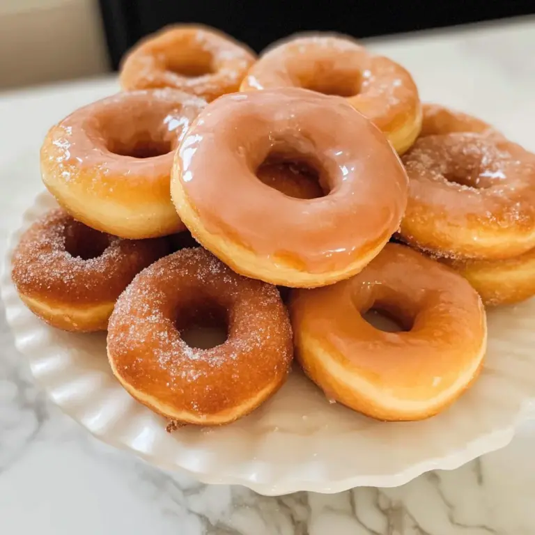 Air Fryer Glazed Donuts
