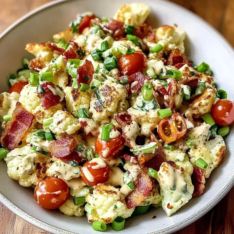 BLT Cauliflower Salad