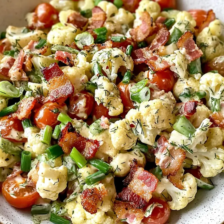 BLT Cauliflower Salad