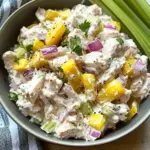 Cottage Cheese Chicken Salad with Banana Peppers