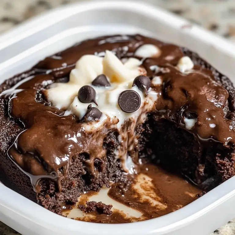 Cottage Cheese Lava Cake (Chocolate Protein Recipe)