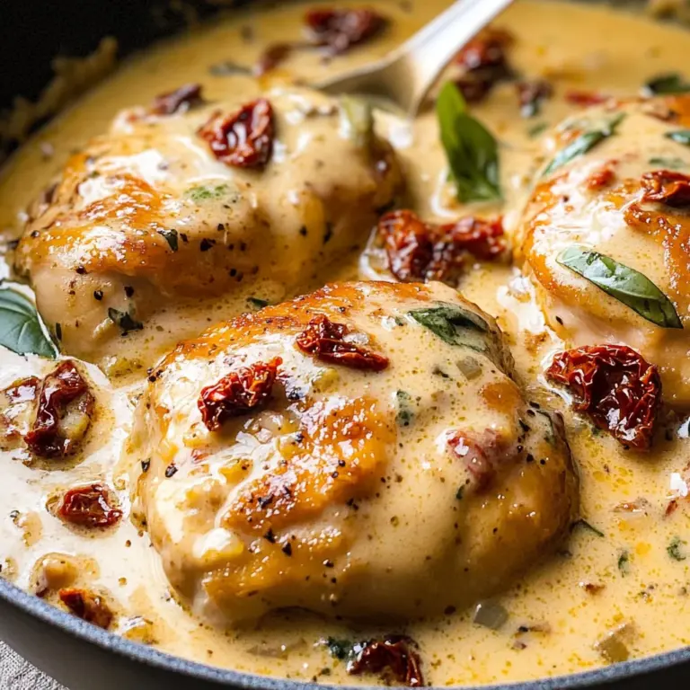 Creamy Chicken with Sun-Dried Tomatoes