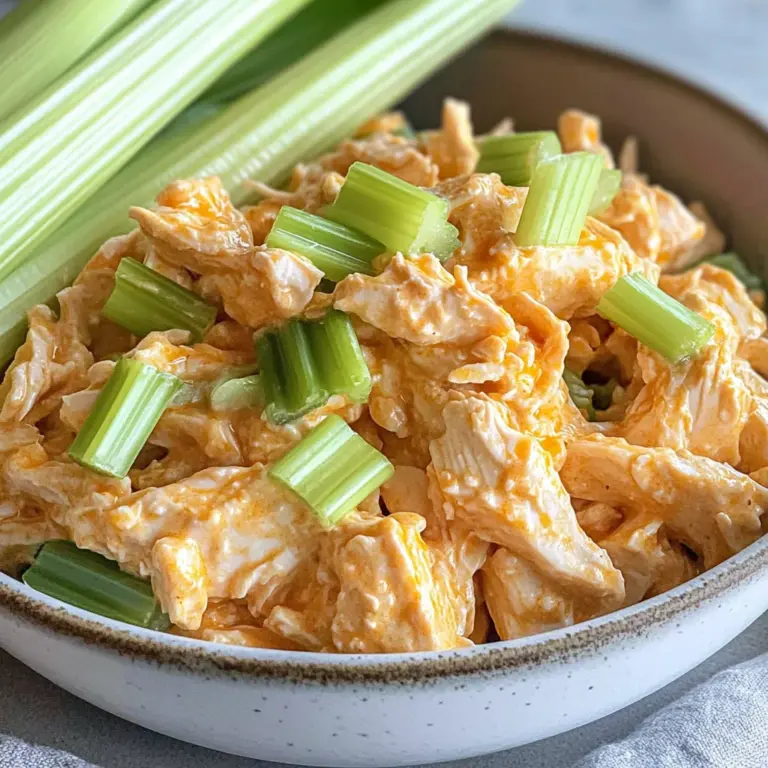 Easy Buffalo Chicken Salad (High-Protein, Healthy)