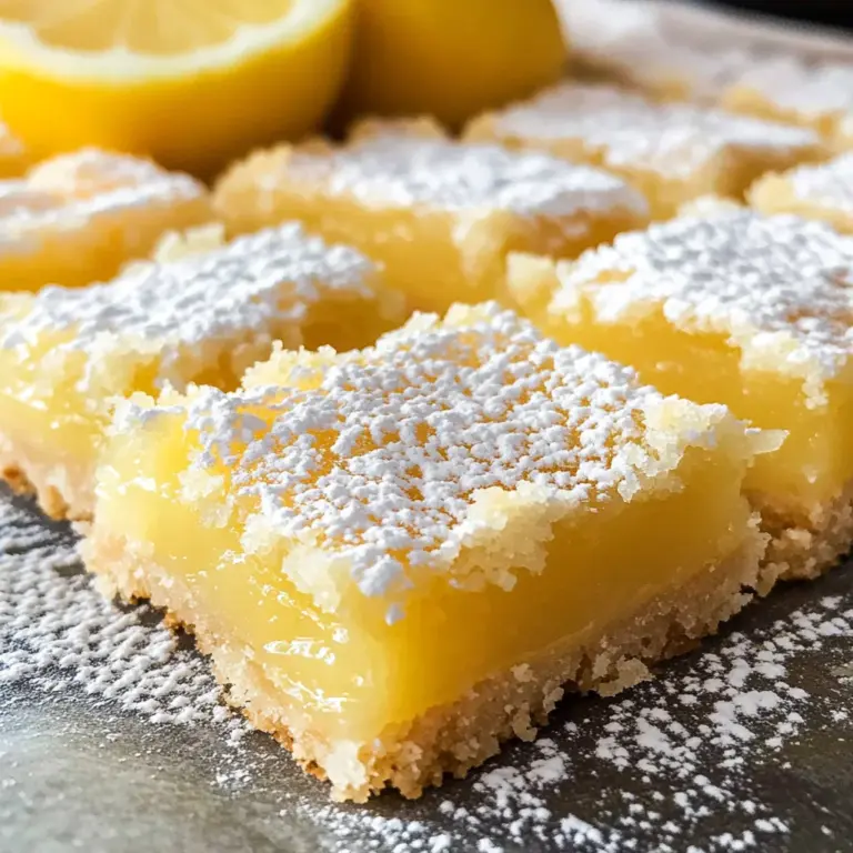 Easy Gluten Free Lemon Bars