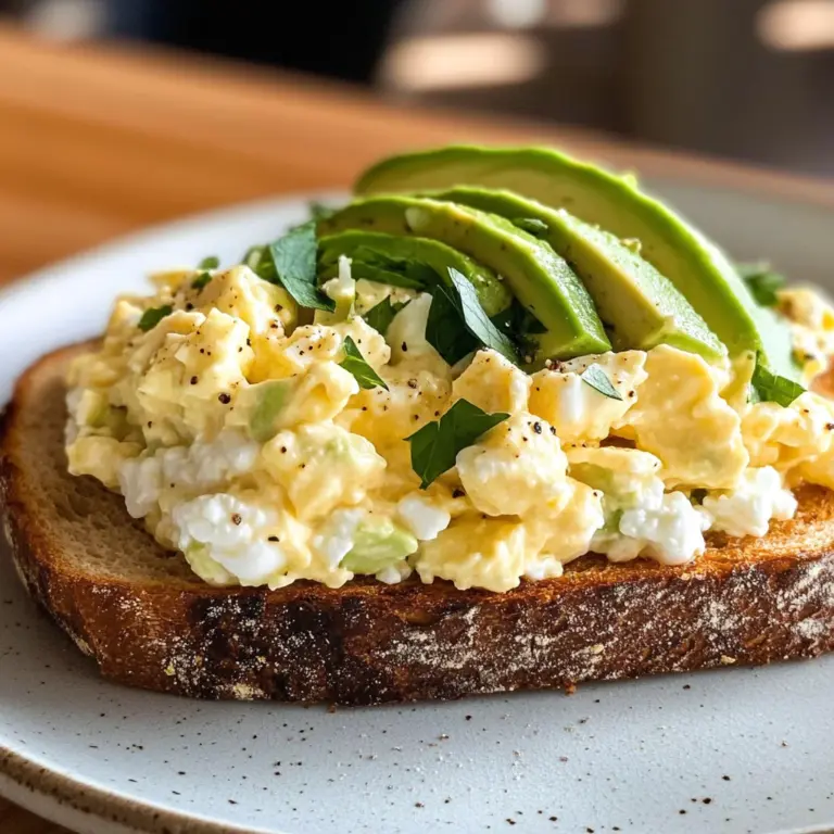 Egg Salad with Cottage Cheese - no mayo!