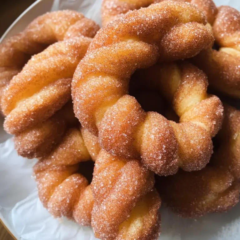 Gluten Free Cinnamon Twist Doughnuts