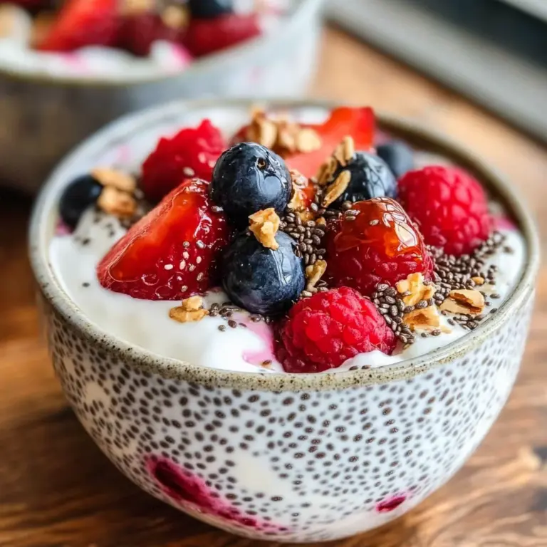 Greek Yogurt Chia Pudding