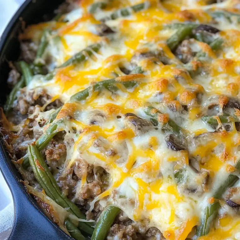Hamburger Green Bean Casserole