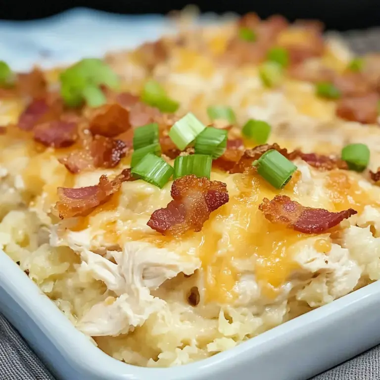 Keto Cauliflower Casserole, Loaded Chicken Bacon Ranch