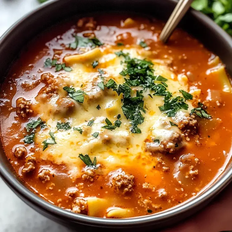Keto Lasagna Soup