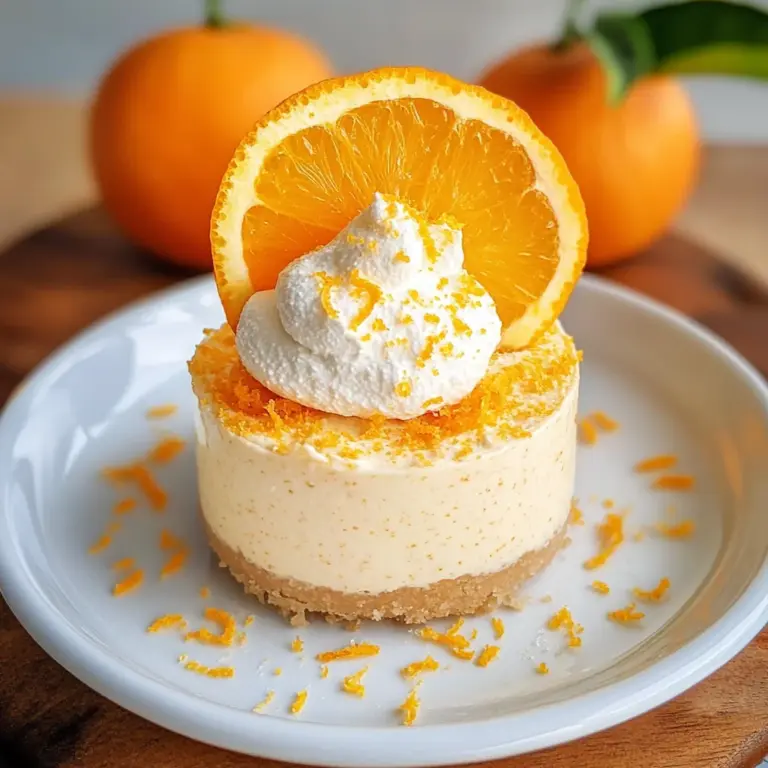 Keto Orange Cheesecake Mousse