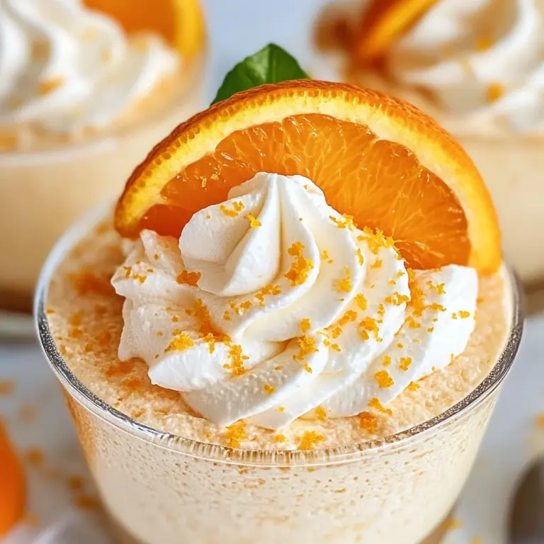 Keto Orange Cheesecake Mousse