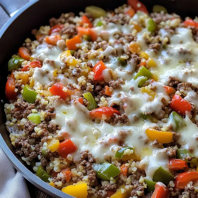 Keto Stuffed Pepper Skillet