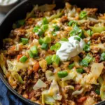 Low Carb Cabbage Taco Skillet (Keto-Friendly)