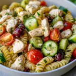 Mediterranean Chicken Pasta Salad