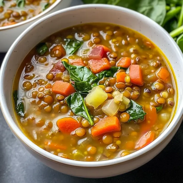 Mediterranean Lentil Soup