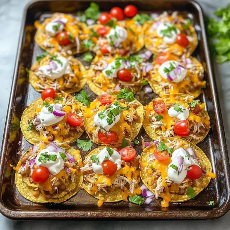 Mini Sheet Pan Tostadas