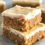No Bake Carrot Cake Bars
