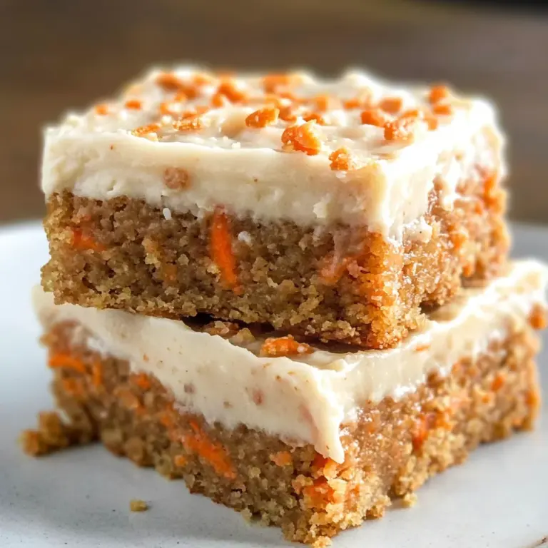 No Bake Carrot Cake Bars