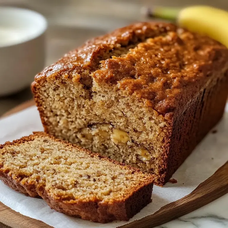 No Sugar Added Banana Bread