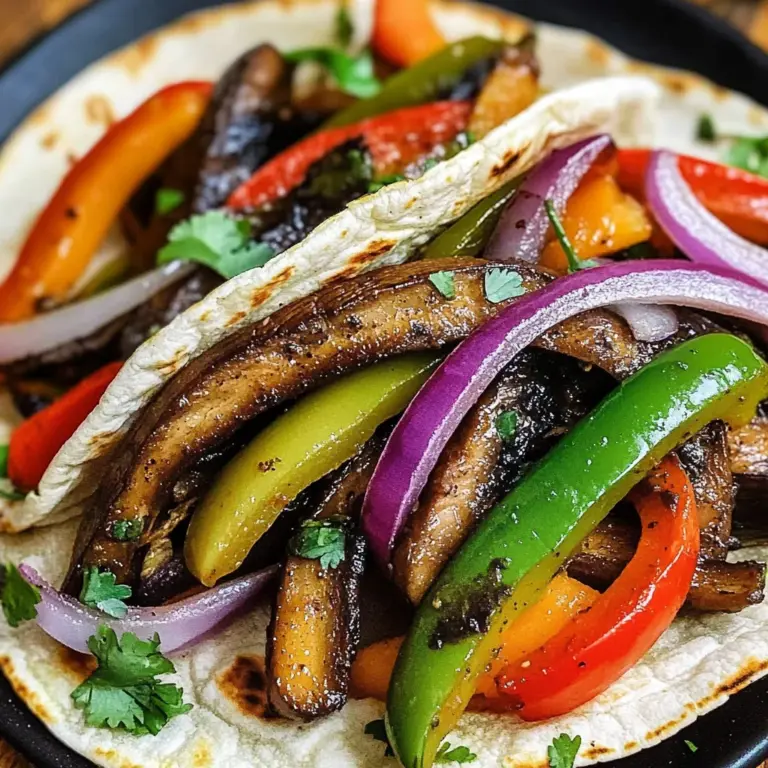 Portobello Vegan Fajitas
