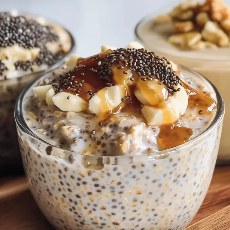 Quick & Creamy High Protein Overnight Oats