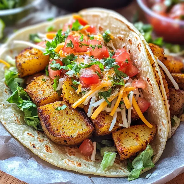 Spicy Potato Soft Taco Recipe