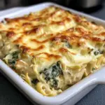 Spinach Artichoke Chicken Casserole (Keto)
