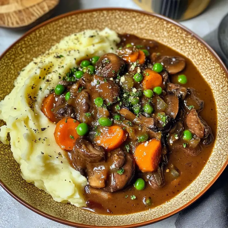 Vegan Mushroom Bourguignon