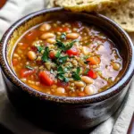 Vegan Serbian White Bean Soup (Pasulj)