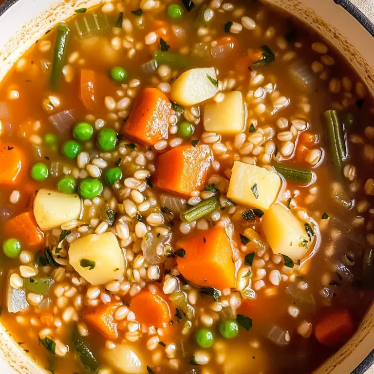 Vegetable Barley Soup