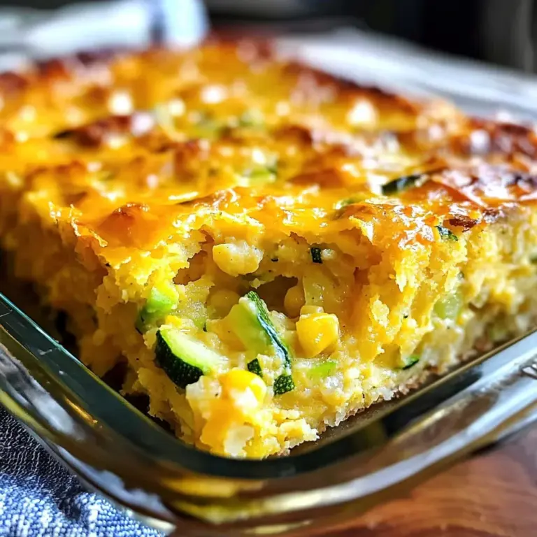 Zucchini Cornbread Casserole