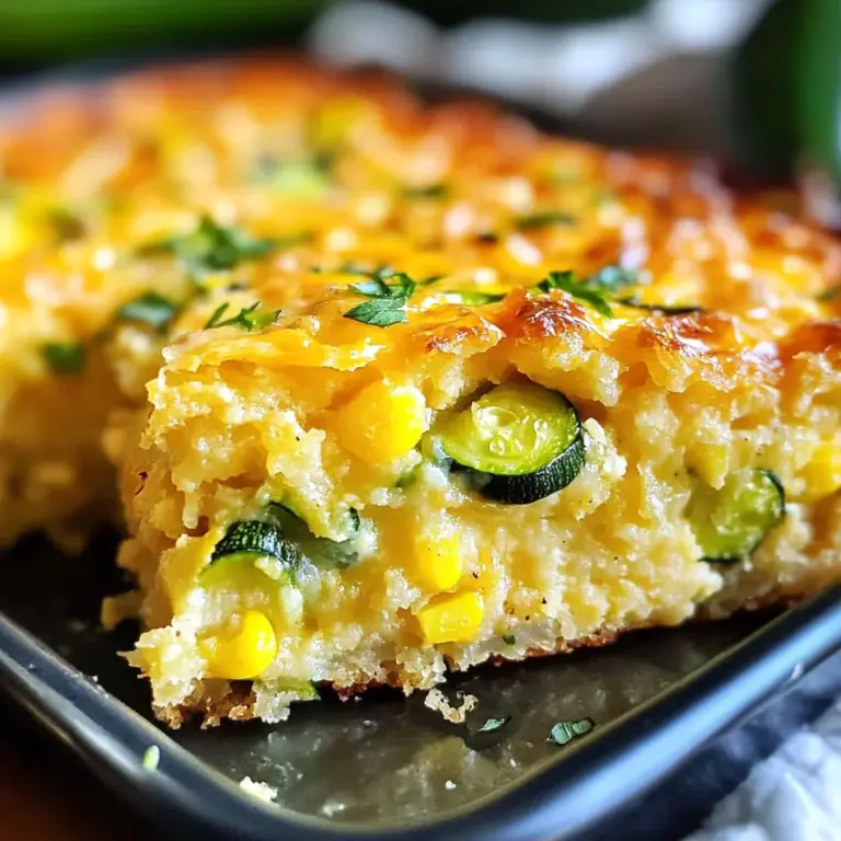 Zucchini Cornbread Casserole
