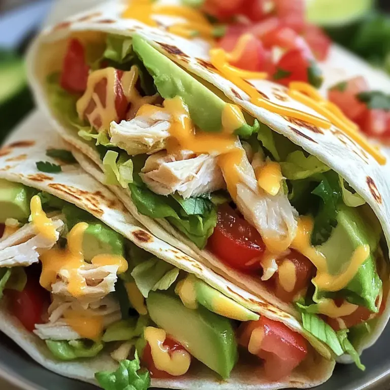 Chicken Avocado Ranch Burritos