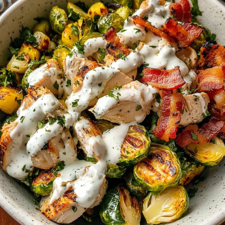 Chicken Bacon Ranch Keto Bowls
