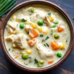 Healthy Chicken Pot Pie Soup Recipe