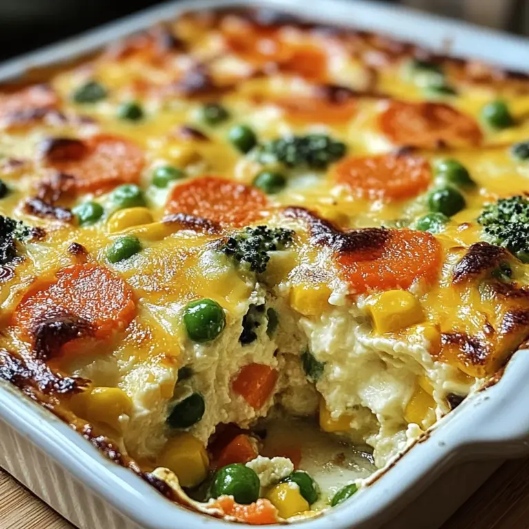 High-Protein Cottage Cheese Veggie Bake Recipe