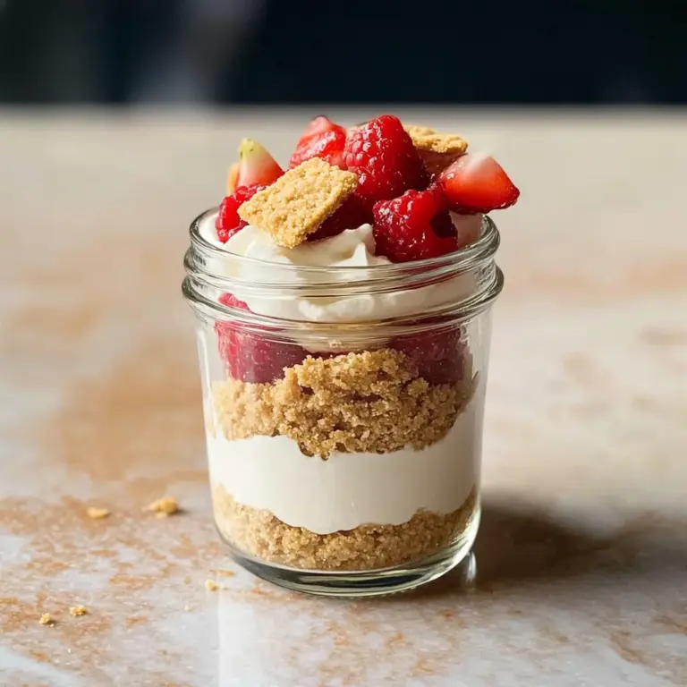 High Protein Cheesecake Jars Recipe