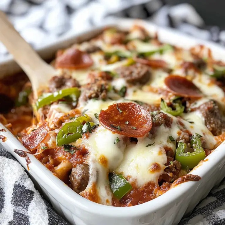 Keto Pizza Casserole Recipe