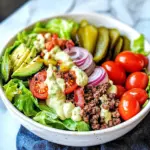 Low-Carb Burger Bowl