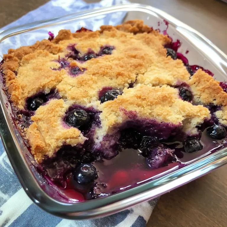 Low Carb Keto Blueberry Cobbler