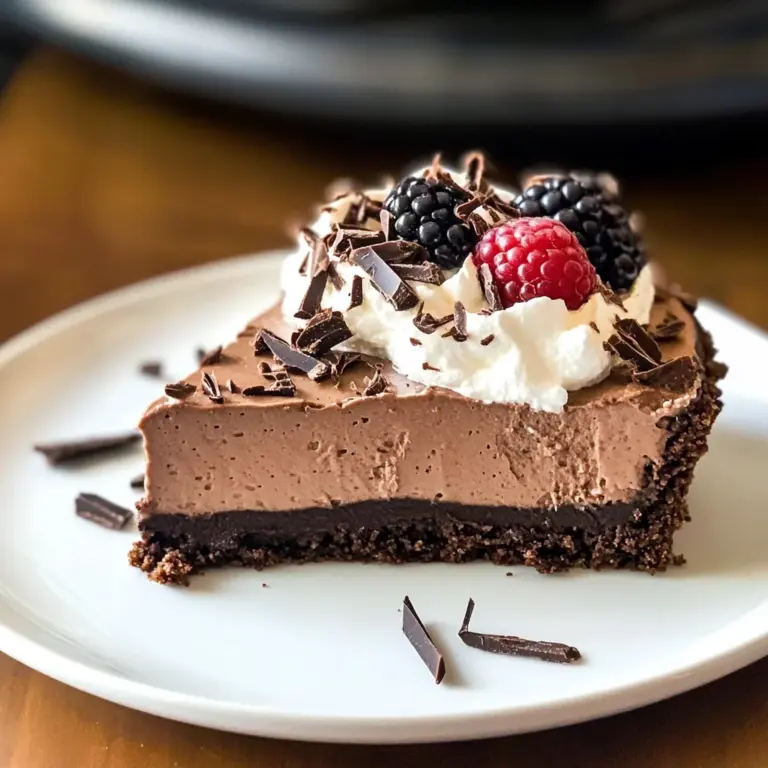 No Bake Keto Chocolate Cheesecake
