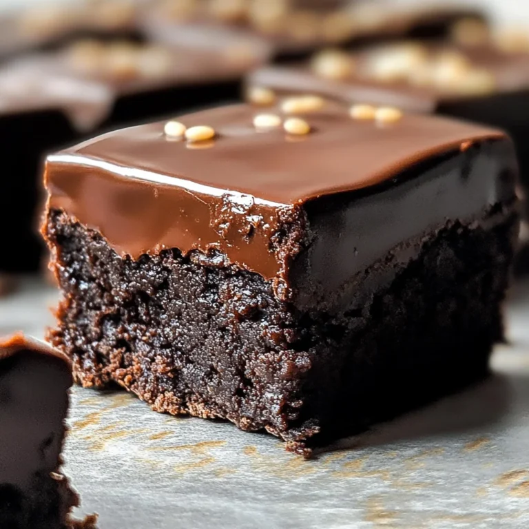 5-Ingredient No-Bake Chocolate Covered Brownies