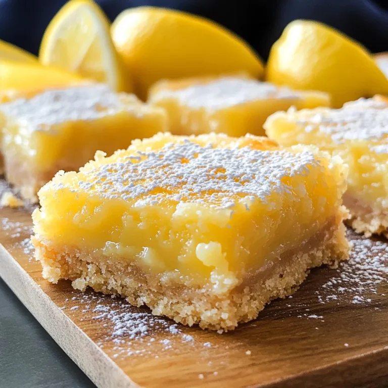 Easy Gluten Free Lemon Bars