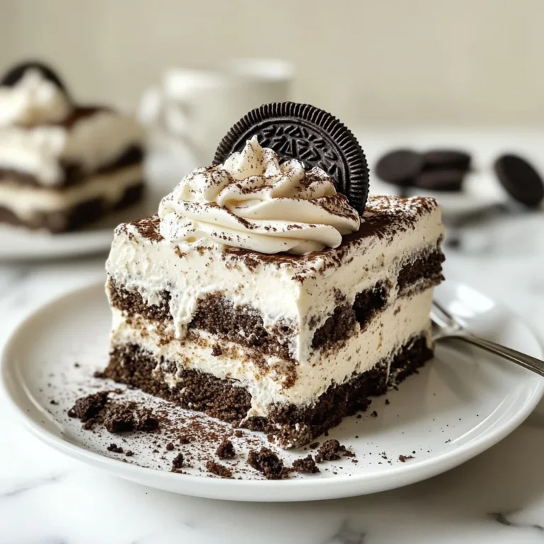 Easy Vegan Oreo Tiramisu