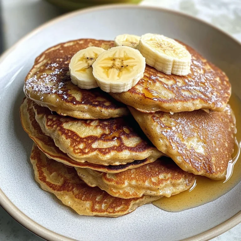 Flourless Banana & Protein Powder Pancakes
